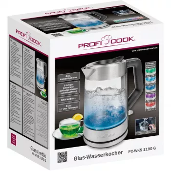 Proficook elektriskā stikla tējkanna PC-WKS 1190 G