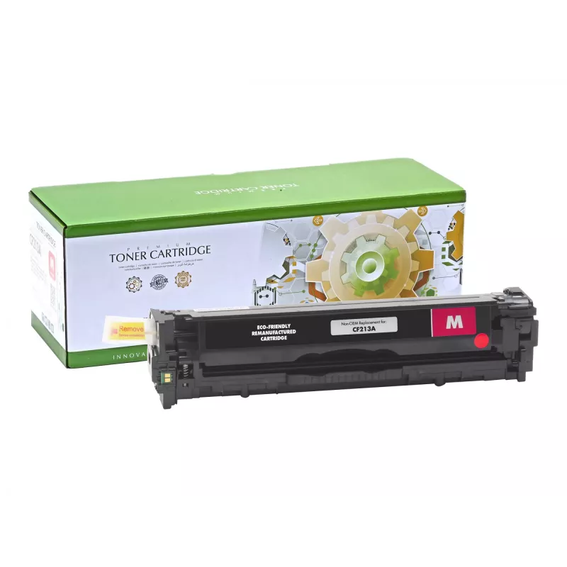 STATIC tonera kasete Saderīga with HP CE273A/CE343A/CE743A fuksīna remanufactured 7.500lapas