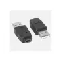 savienotāju adapteris DeLOCK mini USB-B 5-pin USB-A melns