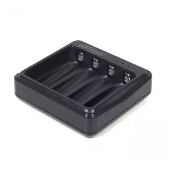 Bateriju lādētājs Gembird BC-USB-03 USB saderīgs AA AAA melns