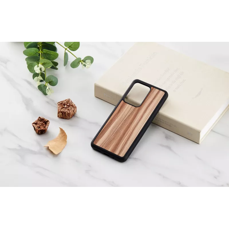 Telefona maciņš man and wood Samsung Galaxy S20 Ultra — kapučīno melns