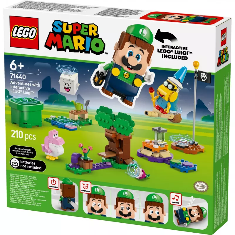 Konstruēšanas rotaļlieta LEGO 71440 Super Mario Interaktīva LEGO Luigi figūriņa