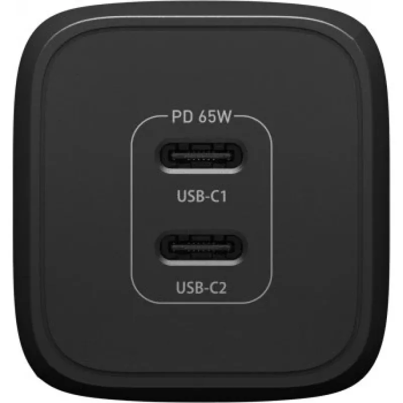 Otterbox standarta ES sienas lādētājs 65W - 1X USB-C 45W + 1X USB-C 20W USB-PD