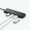 USB centrmezgls Anker Innovations A7516016 USB 3.2 Gen 1 Type-A 5000 Mbit/s melns