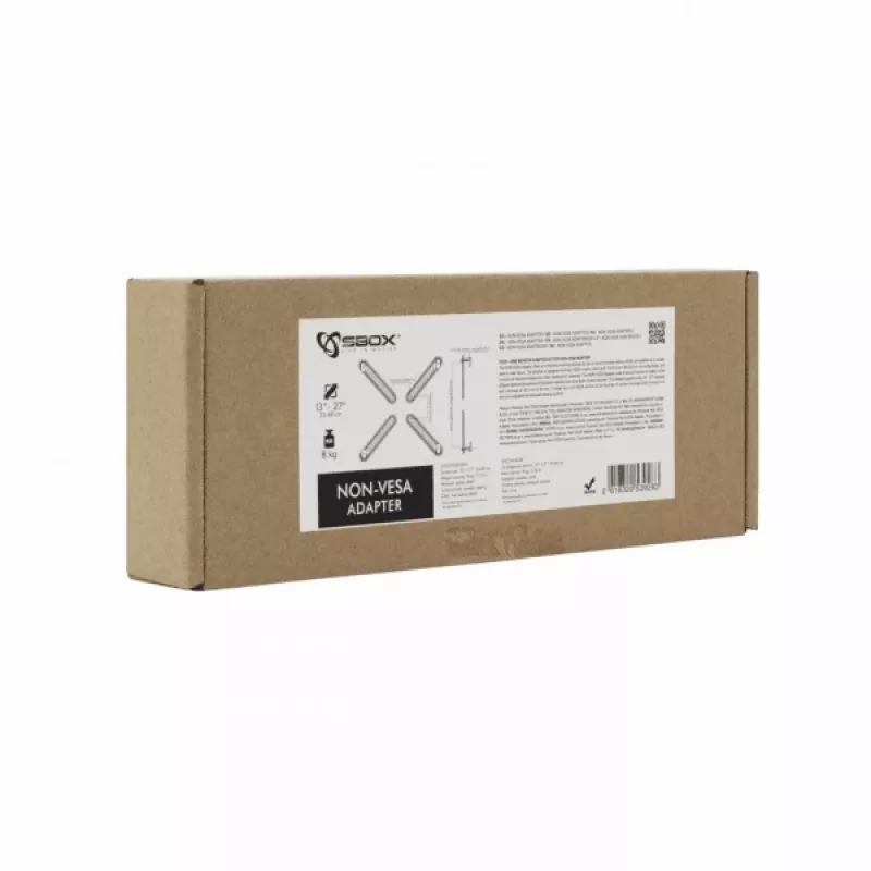 Monitora adapteris SBOX NON-VESA — universāls stiprinājuma adapteris displejiem kas nav saderīgi ar VESA (modelis 0 )