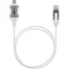 Goobay Ethernet kabelis USB-C 3.1 uz RJ45 plāns 2 m - savieno maršrutētāju, modemu vai (74387)
