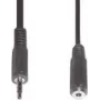 Audio kabelis 3,5 mm ligzda–spraudnis e+p B 125/5 5 m Melns