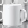 Porcelāna kafijas krūze Esmeyer Diane 402-108 280 ml — komplekts 6 gab., balta