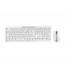 CHERRY Stream Desktop Recharge tastatūra ar peli, bezvadu, universāla, RF, QWERTZ vācu, pelēka