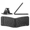 Inateck pilna izmēra izliekta Bluetooth tastatūra N0131 QWERTZ šķērveida mehānisms melna