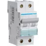 Hager miniatūrais automātiskais slēdzis 2pol. C-10A, 6kA MCN210 (MCN210)