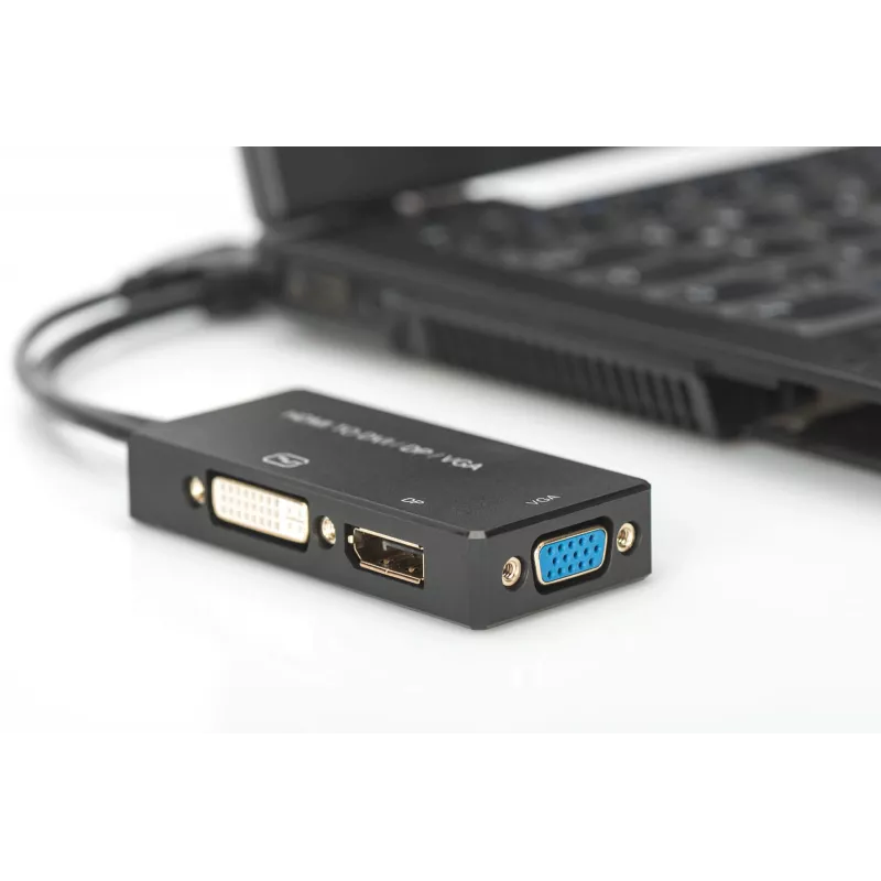 HDMI 3in1 adapteris Digitus AK-330403-002-S