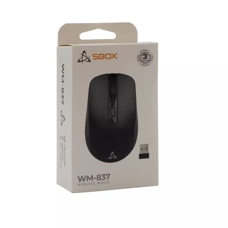 Pele SBOX WM-837 Melna USB Type-A