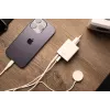 Ceļojuma lādētājs FIXED Fixed Mini USB-C/USB 45W — kompakts divu pieslēgvietu lādētājs ar USB-C un USB-A
