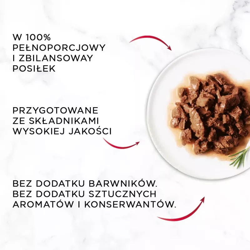 GOURMET Mon Petit Meat Mix – mitrā kaķu barība – 6 x 50 g