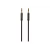 Gembird kabelis CCAP-444-0.75M (Mini Jack M - Mini Jack M, 0,75m, melna krāsa) Audio kabelis 3,5mm melns (CCAP-444-0.75M)