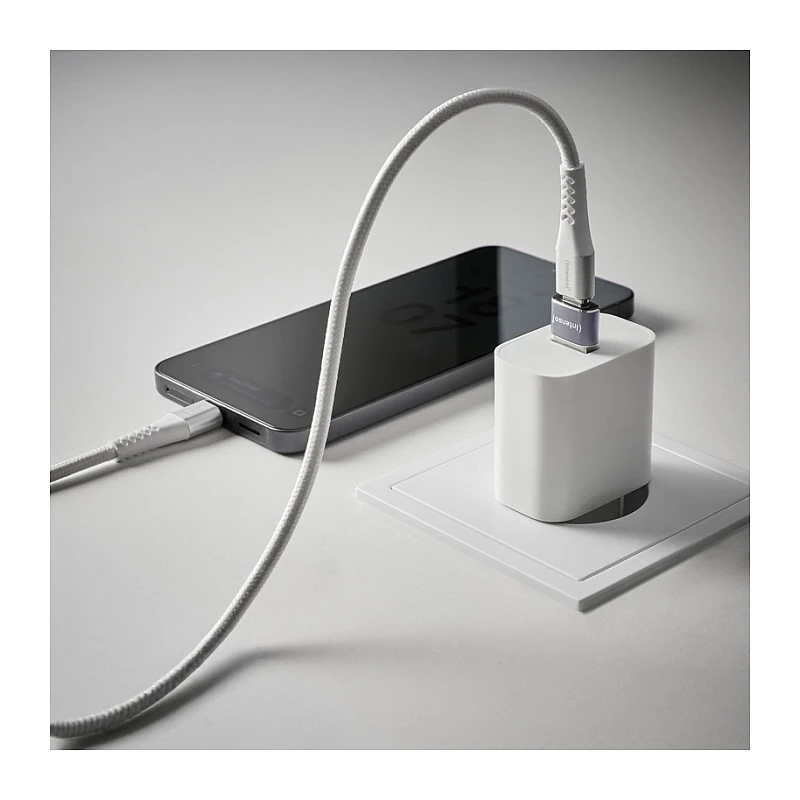 Intenso 3 gab. USB adapteris USB-A -> USB-C C480C Alumīnijs