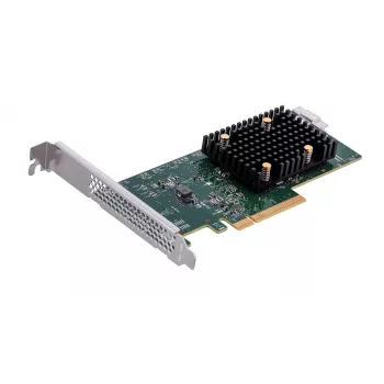 Iekšējais HBA adapteris Broadcom 9500-8i — PCIe SAS/SATA 12 Gbit/s, NVMe, Pilna augstuma/zemprofilu