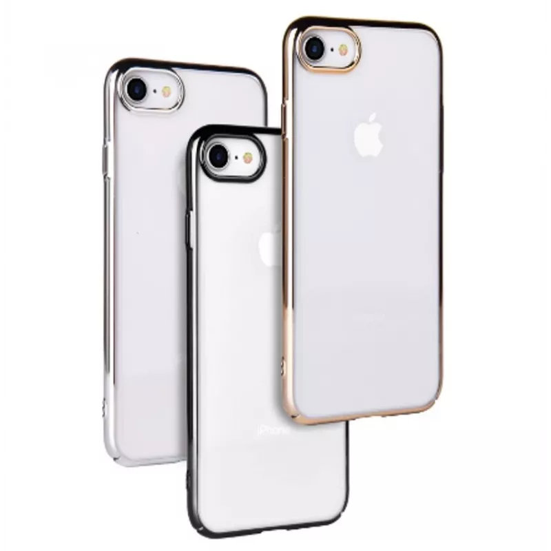 Aizsargājošs tālruņa maciņš Devia Glimmer sērija iPhone SE2, zelta, ciets PC aizmugurējais vāciņš