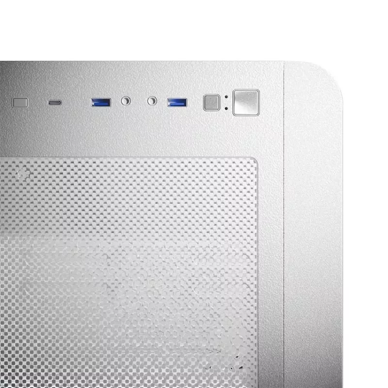 Datora korpuss Midi LC-Power Gaming 8001W Pro-Storm Light, ATX, melns
