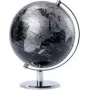 Galda politiskais globuss TROIKA LUNAR, 20 cm diametrs, 270 mm augstums, melns/sudraba