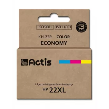 Actis KH-22R tinte (aizstāj HP 22XL C9352A; Standard; 18 ml; krāsas: ciāna, fuksīna, dzeltena)