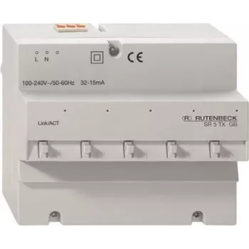 Rutenbeck SR 5TX GB - Slēdzis - 5 x 10/100/1000 - DIN sliedei montējams (23510503)