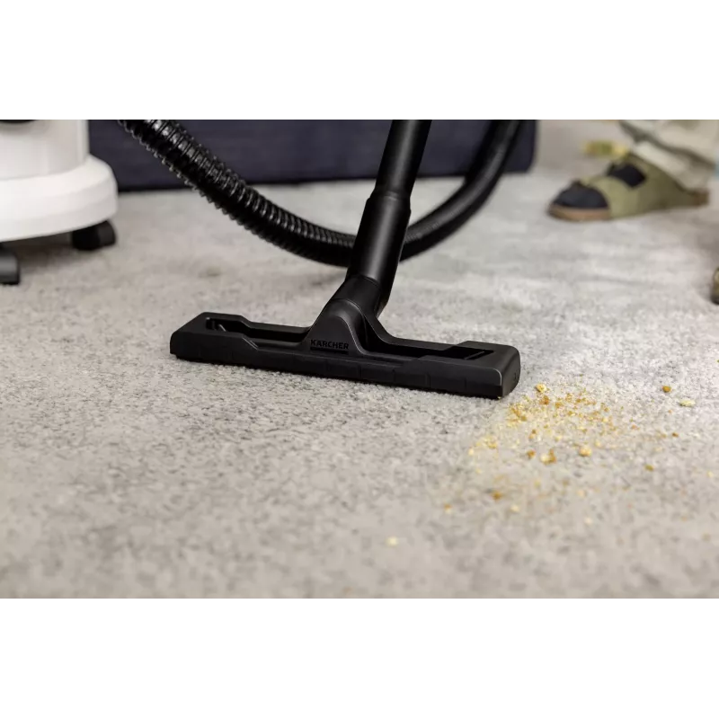 Putekļu sūcējs | KARCHER | Ieejas jauda 1000 W | Putekļu ietilpība 4 L | Tvertnes sūcējs | Tīrīšanas veids Sausā un mitrā | Putekļu tvertne Bez maisa | Krāsa Melns/Pelēks/Balts | 1.081-155.0