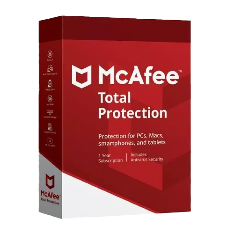 McAfee Total Protection - 10 devices / 1 Year, Global