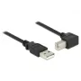 USB vads DeLOCK 0,5m USB 2.0-A USB 2.0-B Melns