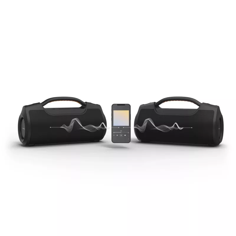 Soundbar HAMA Soundbarrel 2.0 Melns Bluetooth wireless — kompakts 2.0 kanālu