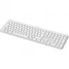 Logitech K950 Signature plāns tastatūra birojam, RF bezvadu + Bluetooth, QWERTY US International, balta