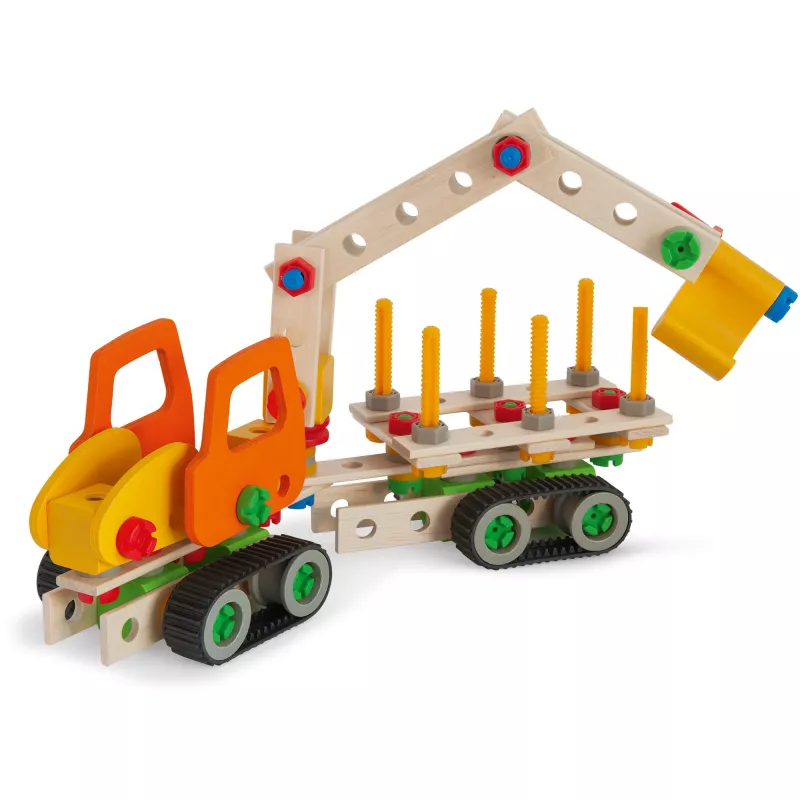 Constructor kāpurķēdes ekskavators, konstruēšanas rotaļlieta 170 detaļas