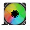 SHARKOON SHARK Mirror 120mm ARGB PWM Case Fan - Melns