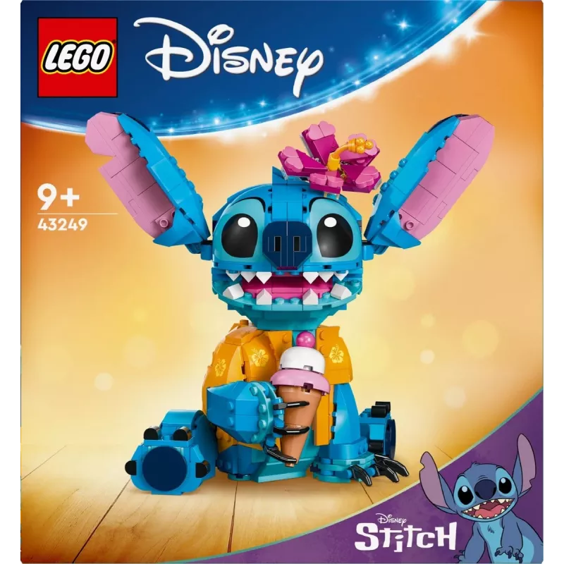 LEGO | Disney Stitch būvējams bērnu rotaļu komplekts ar saldējuma konusu 43249