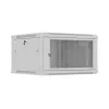 Rack skapis 19 inch 6U 600x600 pelēks perforēts