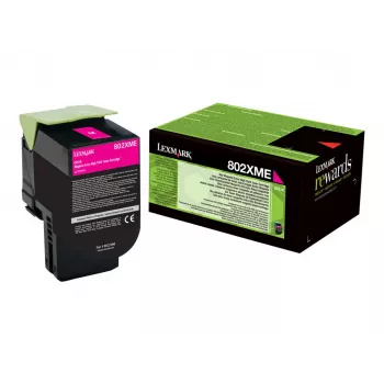 Lexmark 802XME fužera kasetne, fuksīna, 3000 lappuses