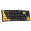 Tracer HORNET 87 tastatūra ar peli Gaming USB QWERTY angļu melna, dzeltena