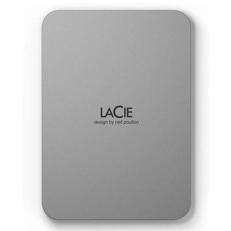 Ārējais cietais disks LaCie Mobile Drive 2022 5TB USB Type-C sudraba