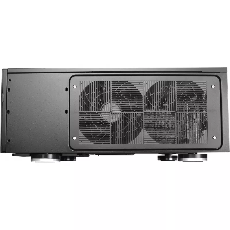SilverStone Grandia GD08 - Dators - SSI EEB - bez barošanas bloka - melns - USB/Audio
