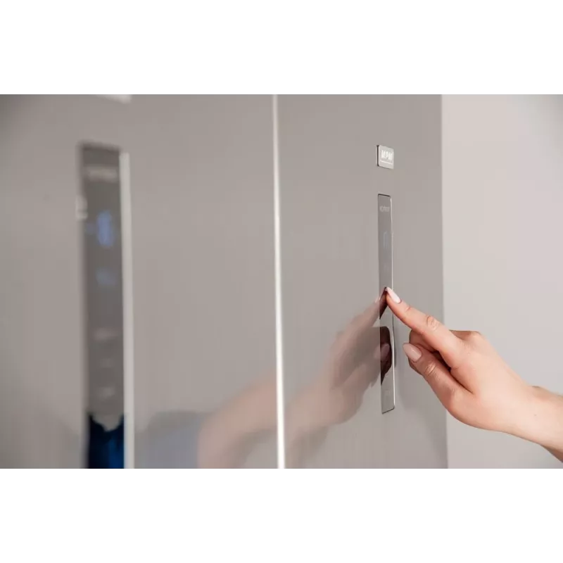 Brīvi stāvošs ledusskapis MPM MPM-387-CJF-22, 359 L No Frost, nerūsējošais tērauds, 1850×600×700 mm
