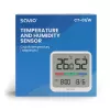 Iekštelpu temperatūras un mitruma sensors SAVIO CT-01/W, LCD displejs, -10–55°C, 10–99%RH, baterija CR2032