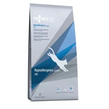 Sausā kaķu barība TROVET LRD Hypoallergenic (piesātināta ar jēru) 2,5 kg — pieauguši kaķi, 27% proteīna, 16% tauku, bez lipekļa un sojas
