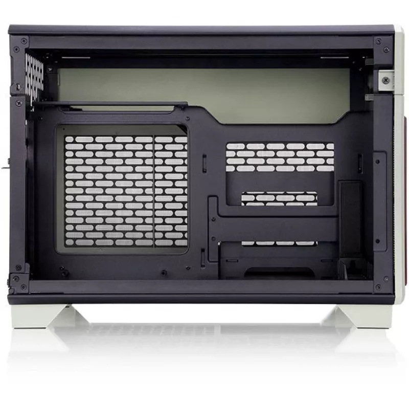 Mini korpuss THERMALTAKE TR100 WS Matcha zaļa kompakts dizains, mini-ITX/microATX atbalsts