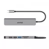 USB-C centrmezgls Unitek 7in1 Aluminium PD 100W 5 Gbps — multiportu adapteris ar Power Delivery