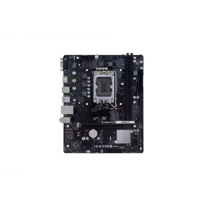 Mātesplate Biostar H610MHC 2.0 Intel H610 LGA 1700 micro ATX