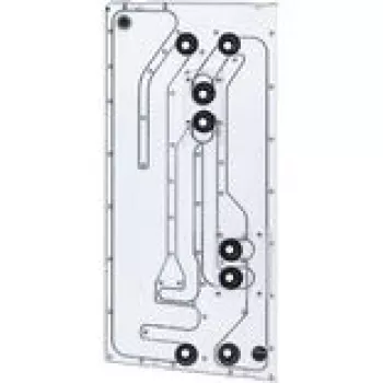 Distroplate ar EZ-Fittings PHANTEKS Glacier