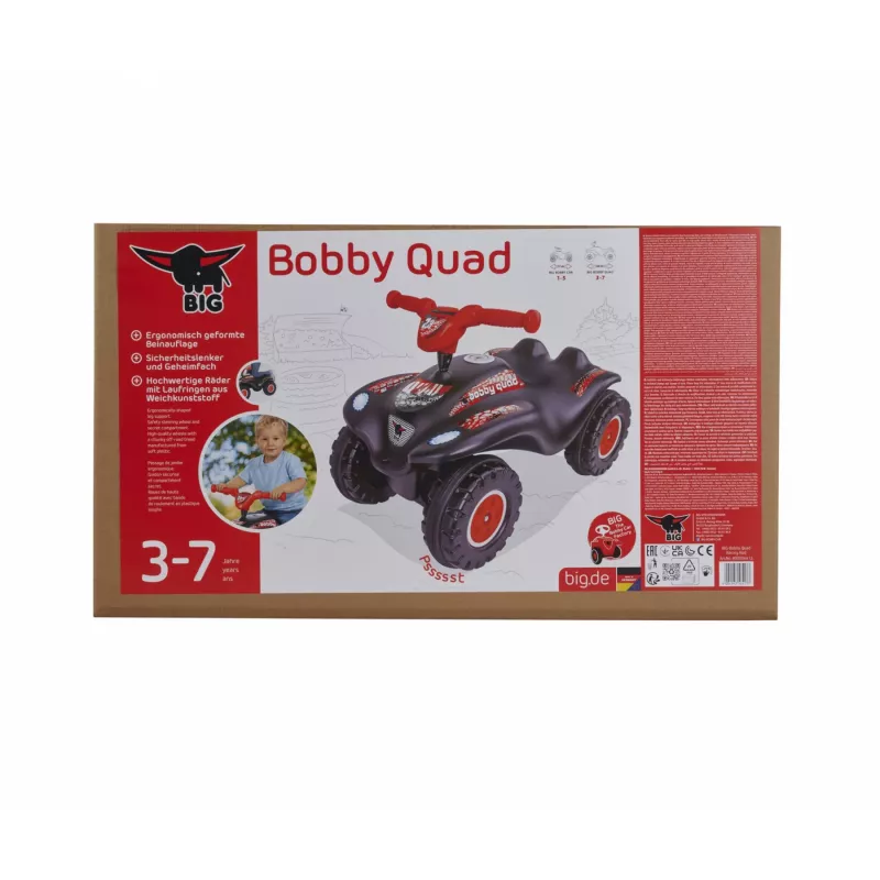 Bērnu braucamauto BIG Quad Racing BIG Bobby 56413, sarkans, četri riteņi, izturīgs dizains