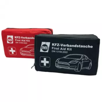 Pirmās palīdzības komplekts IWH 023513 KFZ-Verbandtasche DIN 13164 2022 – transportlīdzekļa pirmās palīdzības aptieciņa