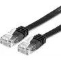VALUE - Tīkla kabelis - RJ-45 (V) uz RJ-45 (V) - 1,5 m - UTP - CAT 6 - Formēts, Plakans - Melns (21.99.0964)